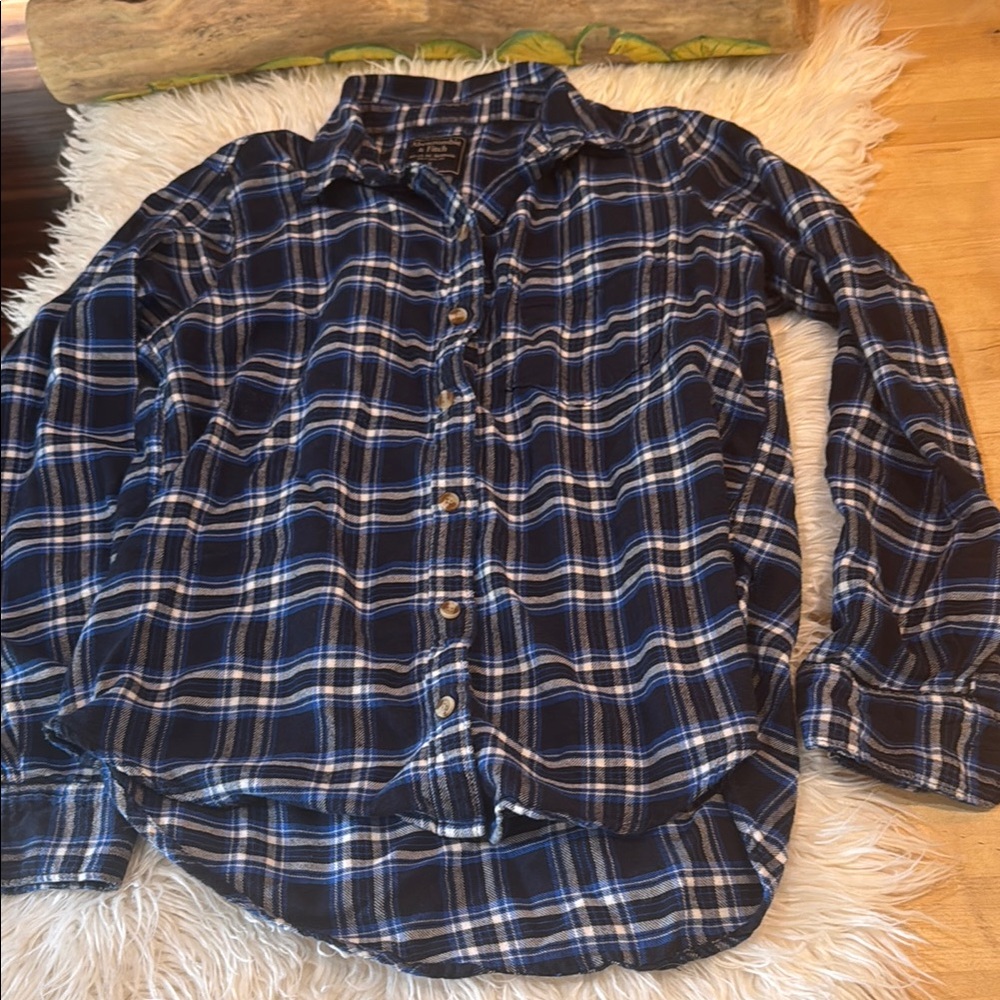 Abercrombie & Fitch soft plaid shirt